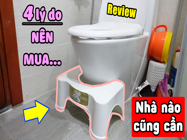 Ghế “THẦN THÁNH” nhà nào cũng nên có! Ghế ngồi Toilet