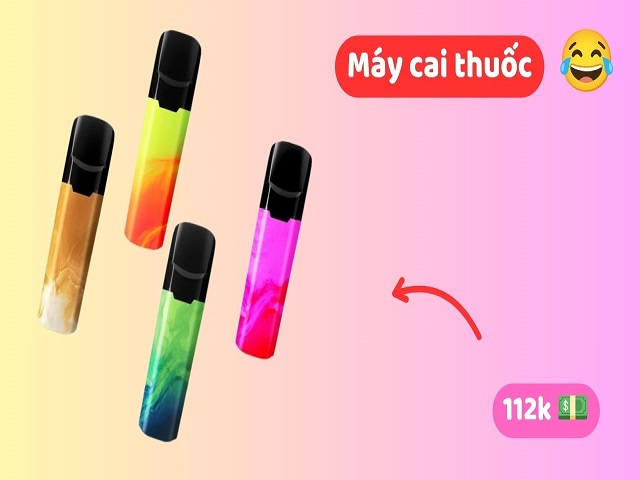 Review máy hít cai thuốc lá giá 112k
